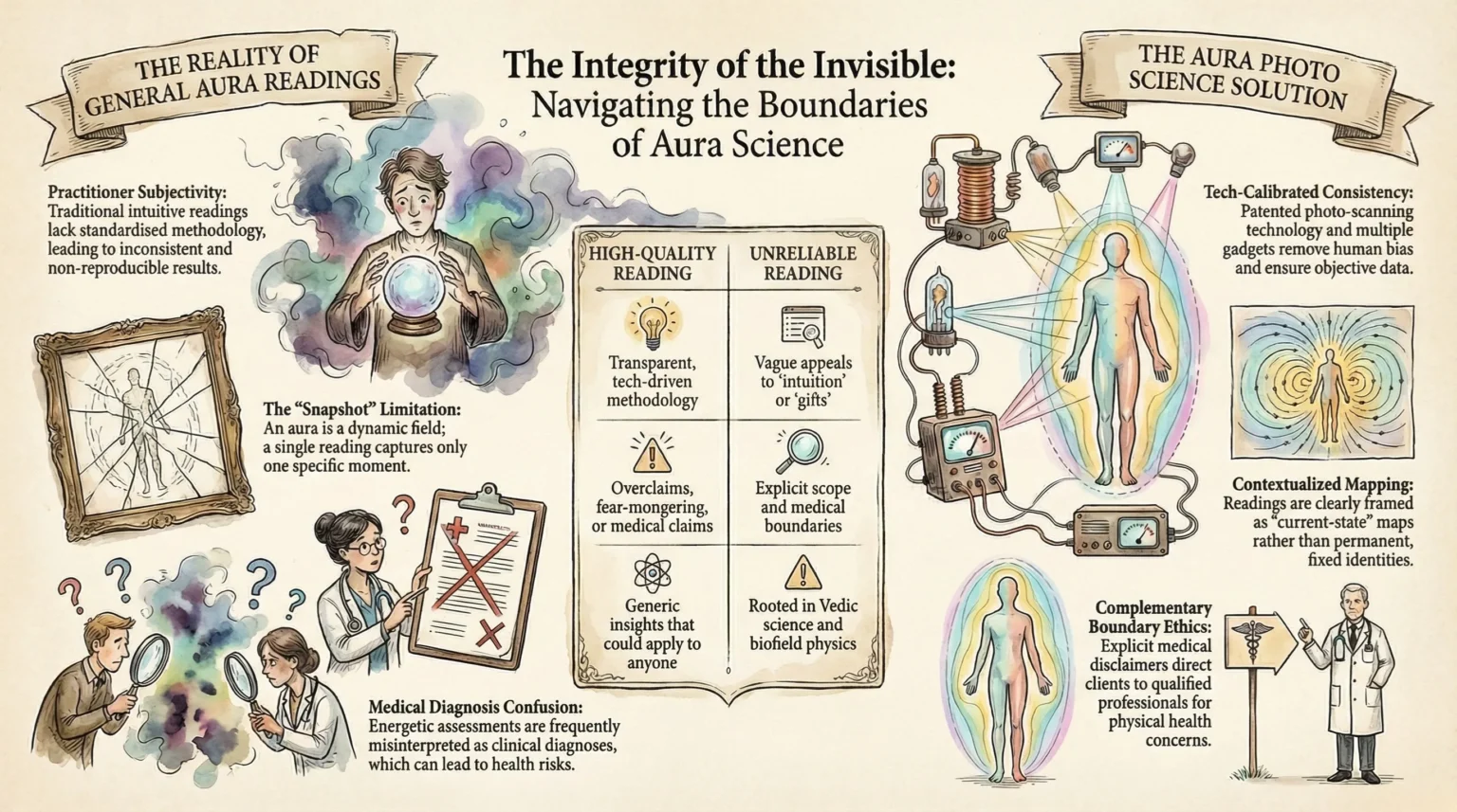Limitations of Aura Science Interpretations