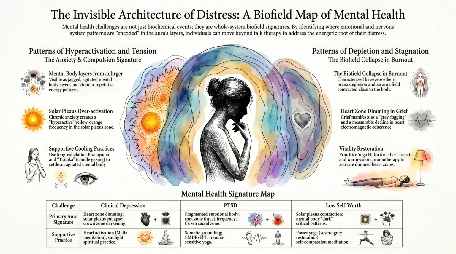Evidence Links Aura to Mental Health