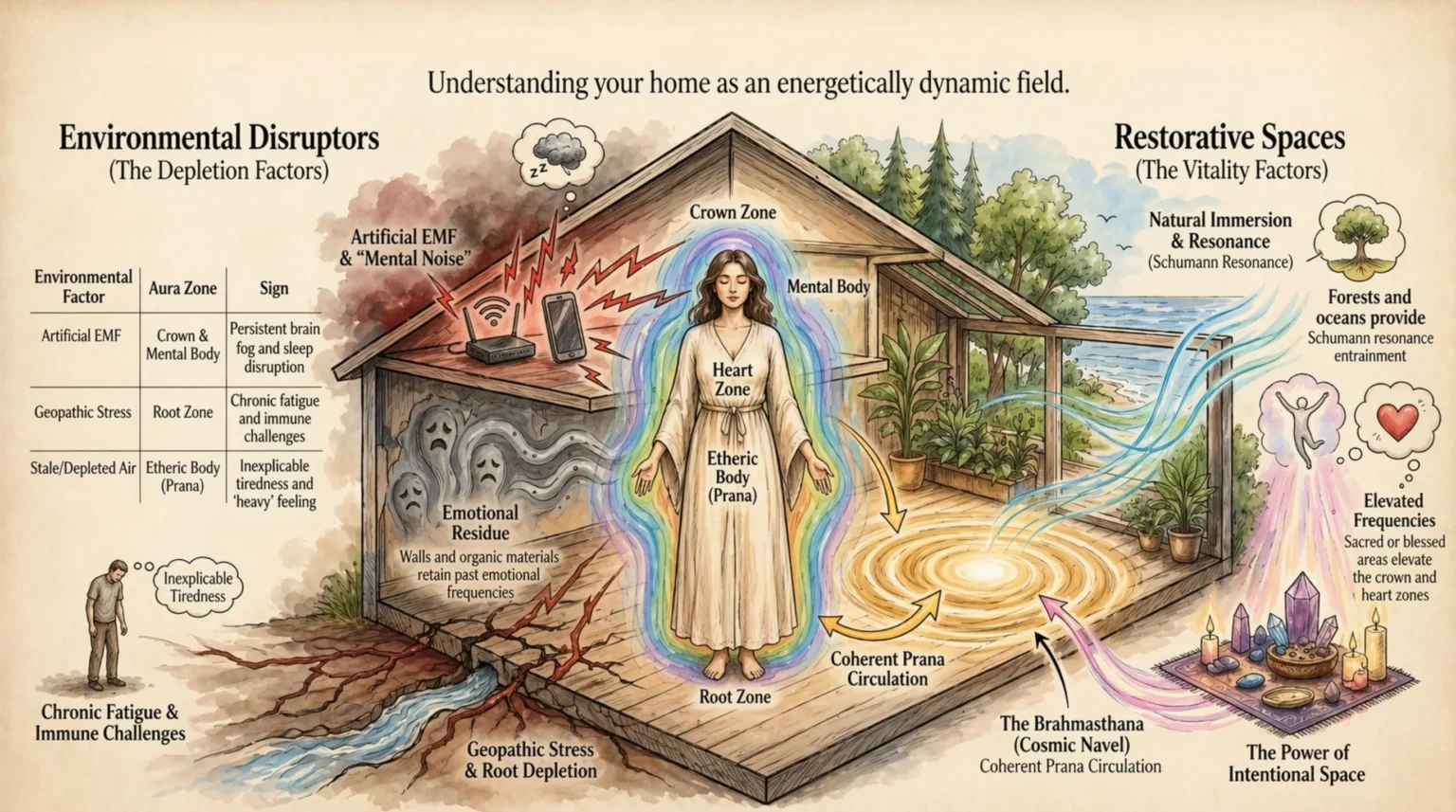 Environmental Factors Affect the Human Aura